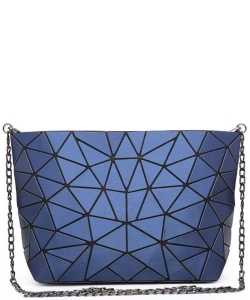 Geometric Crossbody Bag 8015 BLUE